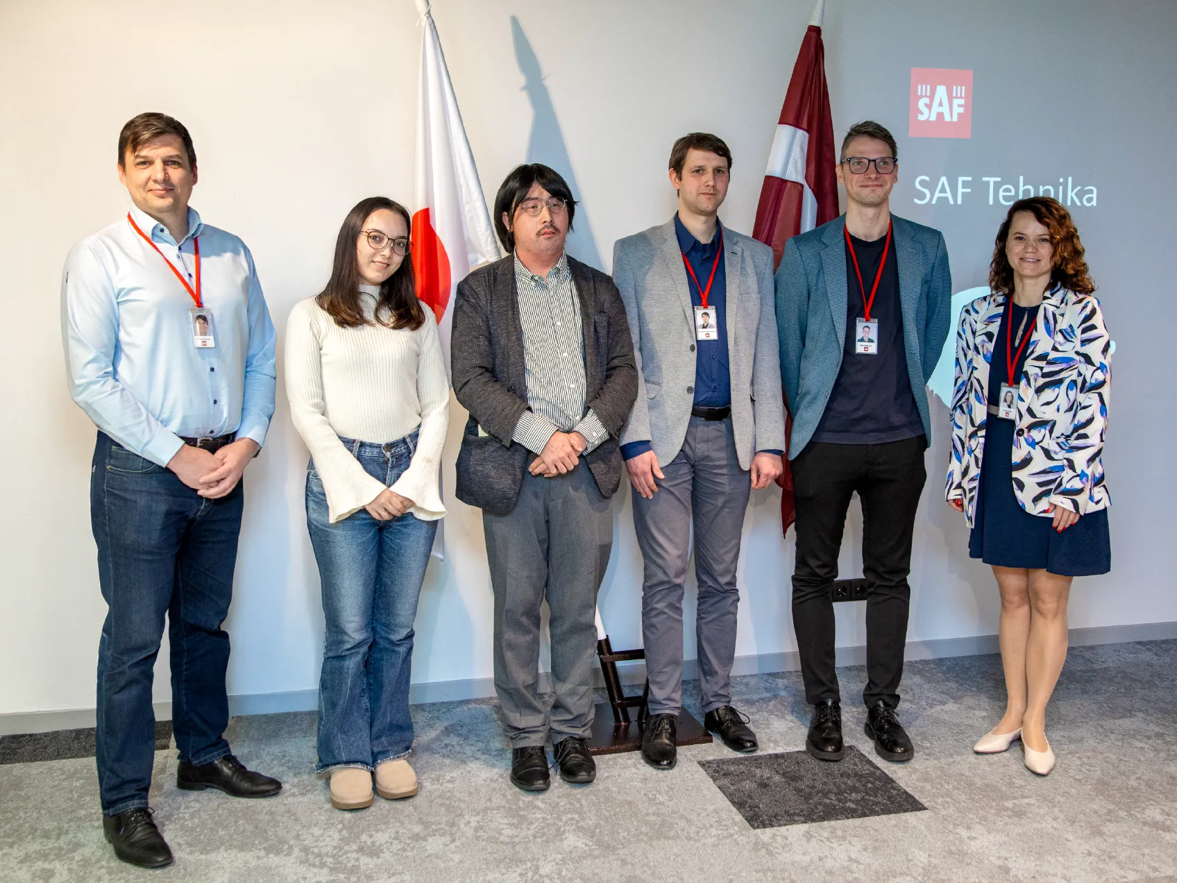 Japanese Media Visit SAF Tehnika