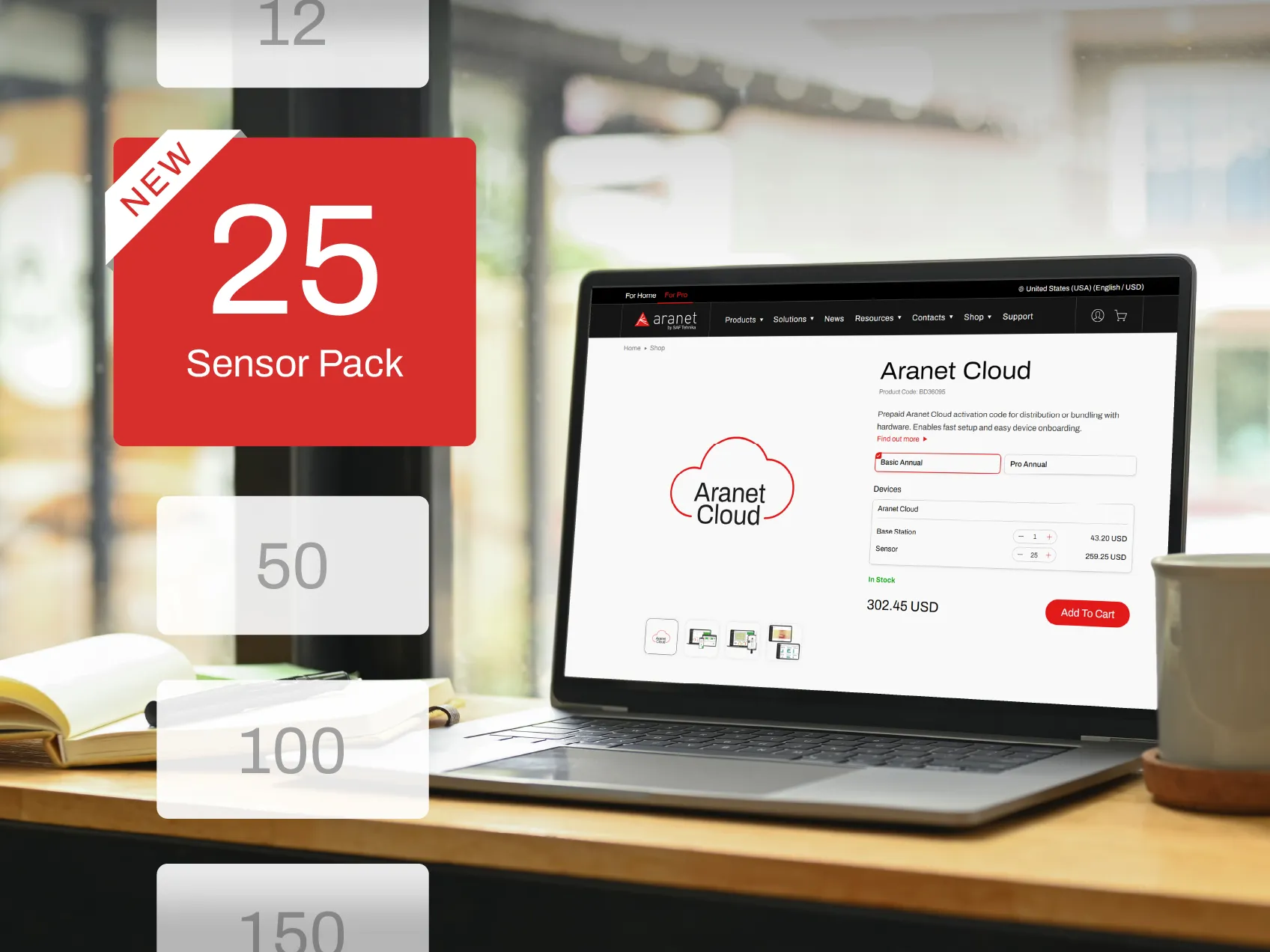 Flexible Scaling with Aranet Pro: New Sensor Tier and Digital Licenses