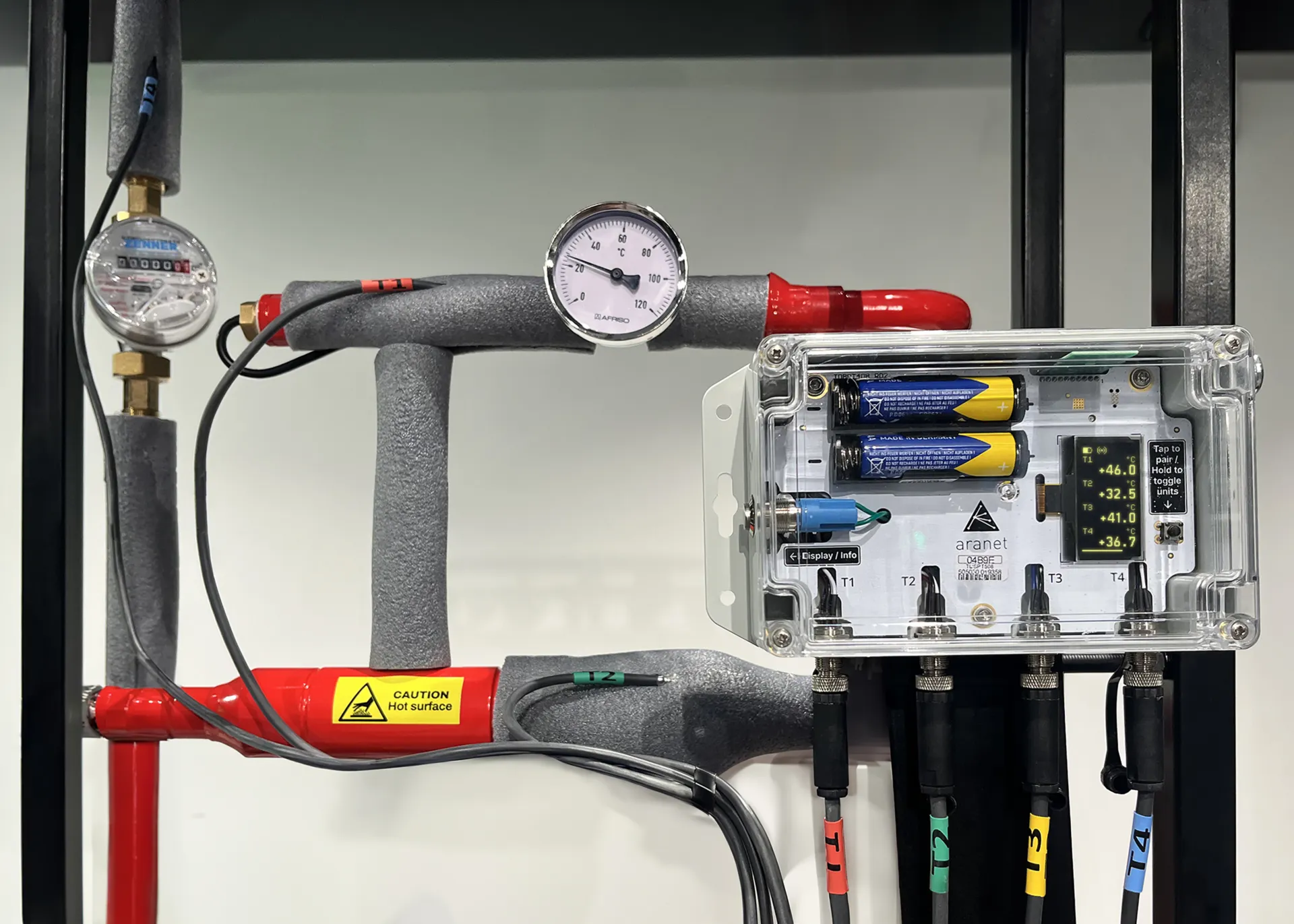 New 4xT-Probe Sensor for Multi-Point Temperature Monitoring